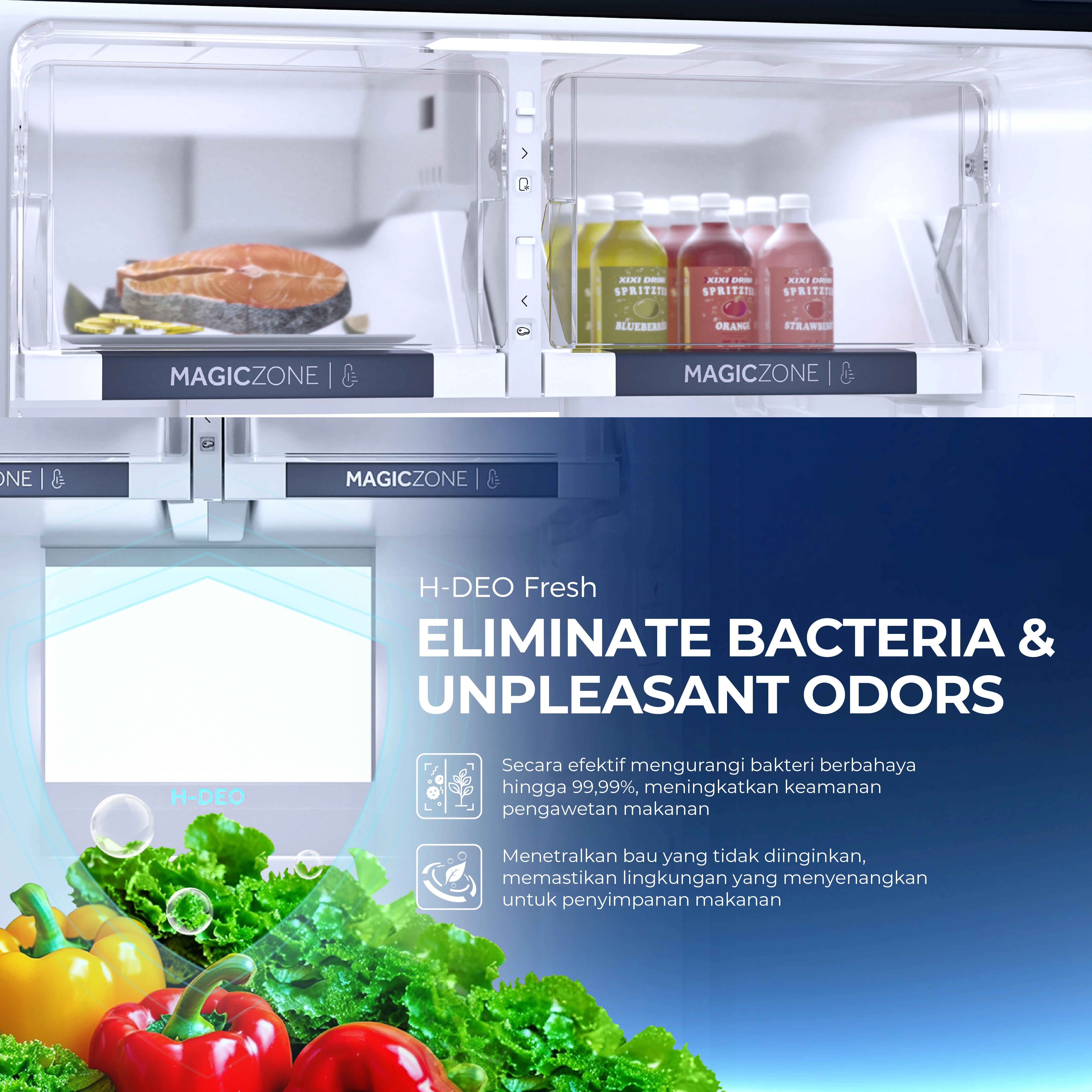 Kulkas AQR-VTM515RBC(CB) 